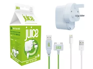 Juice Official Apple 30 Pin Charger for iPhone3G/3GS/4/4S iPad 1/2/3 iPod Nano - Picture 1 of 6