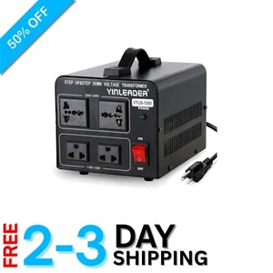 1500W Step Up/Down Voltage Converter for Global Travel - 4 AC Outputs Included - Picture 1 of 11