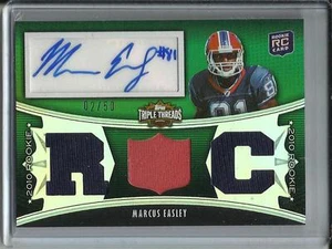 Marcus Easley 2010 Triple Threads Autograph Game Used Jersey Rookie #02/50 - Picture 1 of 1