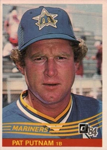 1984 Donruss Baseball #145 - Pat Putnam - Seattle Mariners 84-138 - Foto 1 di 2
