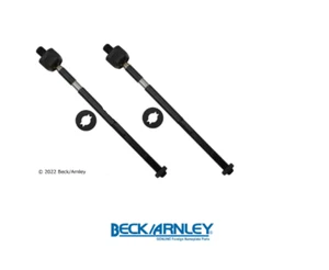 Pair Set of 2 Front Inner Steering Tie Rod Ends Beck/Arnley For Mitsubishi - Picture 1 of 5