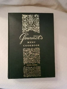 Gourmet's Menu Cookbook by Melinda Campbell 1963 - Picture 1 of 4