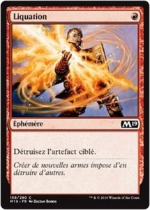 MTG Magic M19 - (x4) Smelt/Liquation, French/VF - Picture 1 of 1