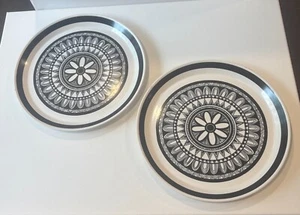 2 MIKASA Studio Kraft Capreol 7913 DINNER PLATES 10.5" HTF 1973 - Picture 1 of 9