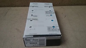 P500 60424 Hookit II Strips 115 x 225mm Box (50) 10 holes Sanding Sheets - Picture 1 of 3
