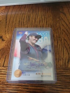 2016 Topps Olympics Team USA Kim Rhode AUTO BRONZE /50 AUTOGRAPH Shooting