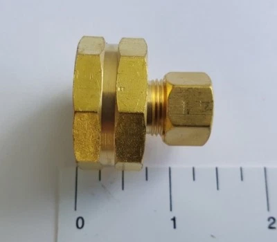 1 Pack XFITITNG 3/8" OD Comp. X 3/4" FHT Garden Hose Threaded Female Adapter - Image 1 of 4