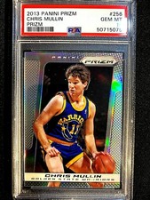 Chris Mullin 2013-14 Panini Prizm Silver Prizm #256 PSA 10 Gem Mint =GRD881=