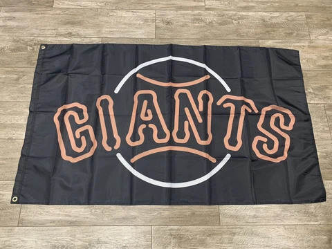 San Francisco Giants World Series Champions Flag 3x5 Feet 2021 Playoffs Neon SF Cover