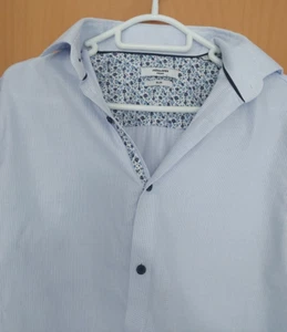 Schönes Herrenhemd,Jack & Jones Premium, Gr. S, Slim,blau-weiß - Bild 1 von 16