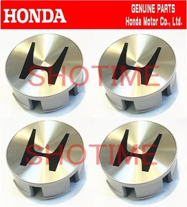 HONDA GENUINE 99-00 CIVIC Si EM1 Wheel Center Cap 4 pcs Set OEM Cover - Picture 1 of 2