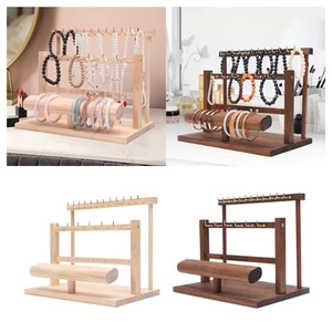 3 Tier Bracelet Holder Display Jewelry Stand for Dangle Charms Pendants Gift - Picture 1 of 15
