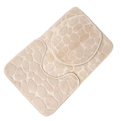  Bad Zusatz Set Badezimmer Accessoires Badezimmerteppiche Badewannenmatte - Bild 1 von 4