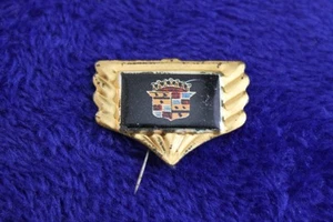 Cadillac Hat Pin Lapel Pin Crest Emblem Accessory Badge GM Escalade Seville - Picture 1 of 3