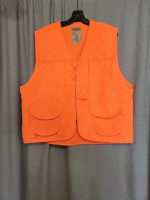 Master Sportsman Orange Rugged Outdoor Gear Hunting Fish Vest, Size LARGE - Image 1 of 4