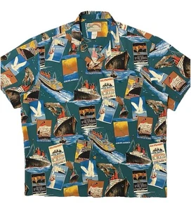 Vintage Paradise Found Pocket Short Sleeve Men's Shirt Size XL Made In Hawaii - Picture 1 of 13