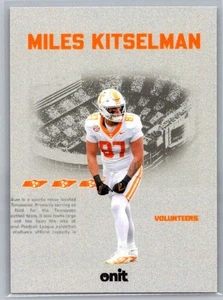 Miles Kitselman Vestige Insert Tennessee Volunteers 2025 Onit Football - Picture 1 of 1