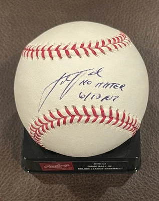 Justin Verlander Signed No Hitter (6-12-07) Autographed MLB Baseball JSA Letter - Image 1 of 4