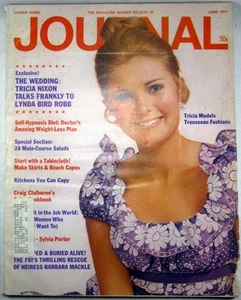 LADIES HOME JOURNAL MAGAZINE June 1971 Tricia Nixon Wedding Trousseau Fashions - Picture 1 of 5