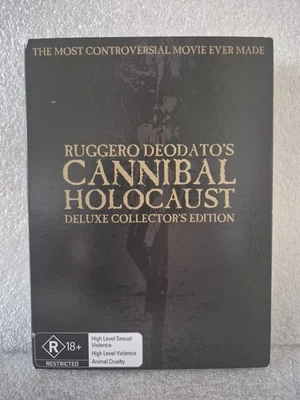 Cannibal Holocaust Deluxe Collector's Edition 2 DVD Set *Used R18+ Region Free** - Image 1 of 4