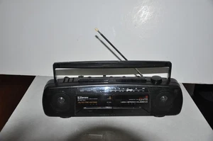 Grabadora de casete doble radio estéreo AM/FM Emerson AC2350 probada y funcionando - Imagen 1 de 10