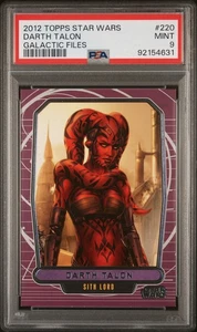 2012 Topps Star Wars Galactic Files Darth Talon #220 PSA 9 Old Republic RC - Bild 1 von 1