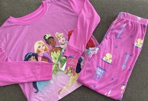 NWT Girl’s Disney Princess 2 Piece Long Sleeve Pajama Set Size 10/12 - Picture 1 of 4