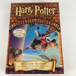 Harry Potter And The Golden Snitch 250pc Puzzle Glow In Dark Image Wizard SEALED - Picture 1 of 6