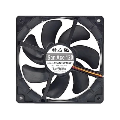 1 pcs  Sanyo 9RA1212P4G001 12V 0.55A 12025 DC cooling fan - Image 1 of 4