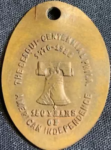 ¡COBRE! ¡RETIRADO! EXPOSICIÓN SEQUI-CENTENARIO - PENNSYLVANIA 'MARTIN & DOW' PENNY - Imagen 1 de 3