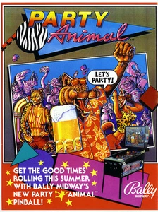 Pinball ROM CPU SET (2 chips) Bally Party Animal - Picture 1 of 1