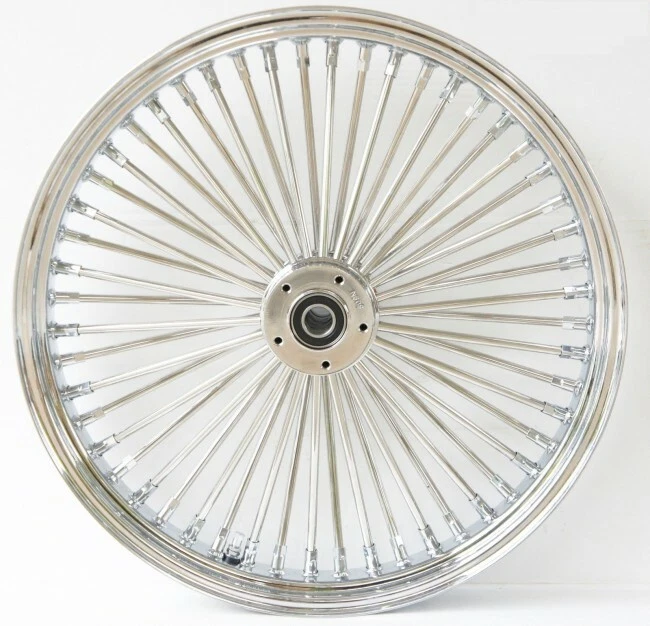 DNA Chrome Front Mammoth 52 Spoke 21x3.00 Wheel 00 - 07 All FLH/T Dual Disc Only - Imagem 1 de 1