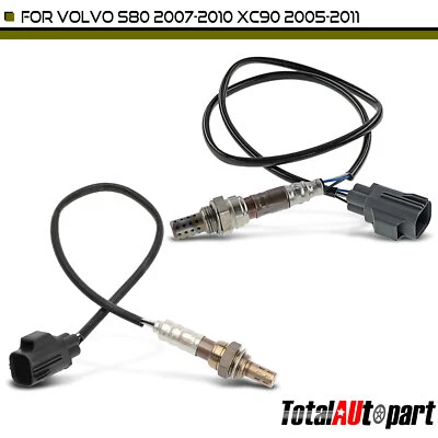 2x Sensor de oxígeno O2 para Volvo S80 2007-2010 XC90 V8 4,4 L aguas abajo izquierda y derecha Foto 1 de 4