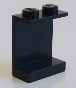 LEGO - Panel 1x2x2 con botones cerrados (2 piezas), negro #4864a - Imagen 1 de 1
