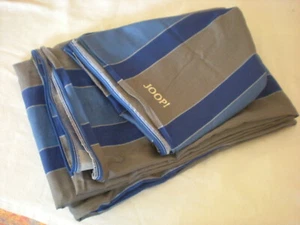 Bettwäsche "Joop", 135 x 195 cm, blau, Baumwolle, Reißverschluss - Bild 1 von 7