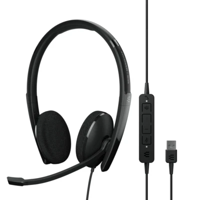 Auriculares estéreo con cable EPOS / Sennheiser ADAPT 160T USB-A II para Microsoft Teams Foto 1 de 4