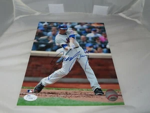 Foto firmada de Jason Bay por los Mets de Nueva York 8x10 autografiada JSA certificado de autenticidad 1A - Imagen 1 de 4