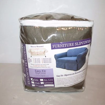 FUNDA DE SOFÁ ACANALADA ELEGANTE - COCOA  Foto 1 de 4