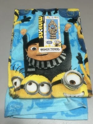 Illuminations Minions GRU Beach Towel 28 x 58 in 100% Cotton L - Image 1 of 2