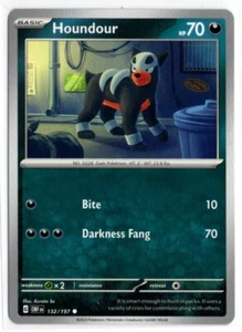 Pokemon Obsidian Flames 132/197 Houndour - Picture 1 of 1