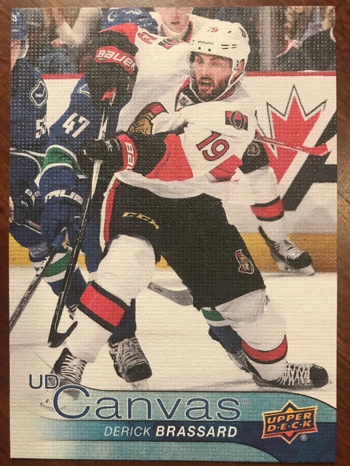 2016-17 UD Hockey Series 2 UD Canvas Derick Brassard #C178 - Image 1 of 1