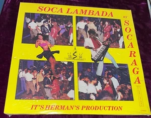 RARE 1990 SOCA RAGA SOCA LAMBADA SEALED HERMAN SINGH LP/0002 NY REGGAE DANCEHALL - Picture 1 of 4