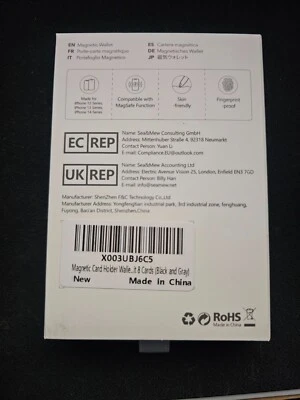 HiWe for MagSafe Wallet, Strongest Magnetic Wallet for iPhone 16/15/14/13/12 Ser - Image 1 of 4