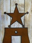 Sheriff Badge Western Metal Decorator light switch plate cover rustic cabin New