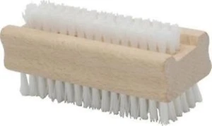 Double Sided Wooden Nail Dust Scrubbing Manicure Cleaning Pedicure Brush Bath BN - Picture 1 of 5