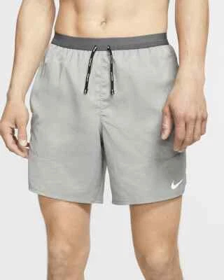 NUEVOS PANTALONES CORTOS PARA CORRER NIKE PARA HOMBRE XL 2XL FLEX STRIDE 7 pulgadas 2 en 1 GRIS CJ5459 068 Foto 1 de 4