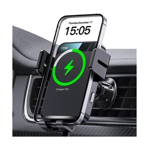 Wireless Car Charger, MOKPR Auto-Clamping Car Mount 15W/10W/7.5W Fast Chargin... - Picture 1 of 6
