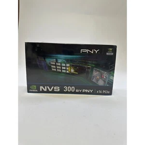 PNY NVIDIA NVS 300 x16 PCIe 512MB DDR3 Graphic Cards Sealed New - Picture 1 of 11