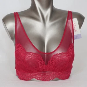 Triumph Beauty-Full Darling W Damen BH mit Bügel 2370/ZK rot Bralette Spitze NEU - Zdjęcie 1 z 2