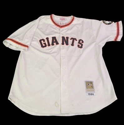 100% 正品 Barry Bonds Mitchell Ness 球衣 58 码 — 第 1/4 张图片